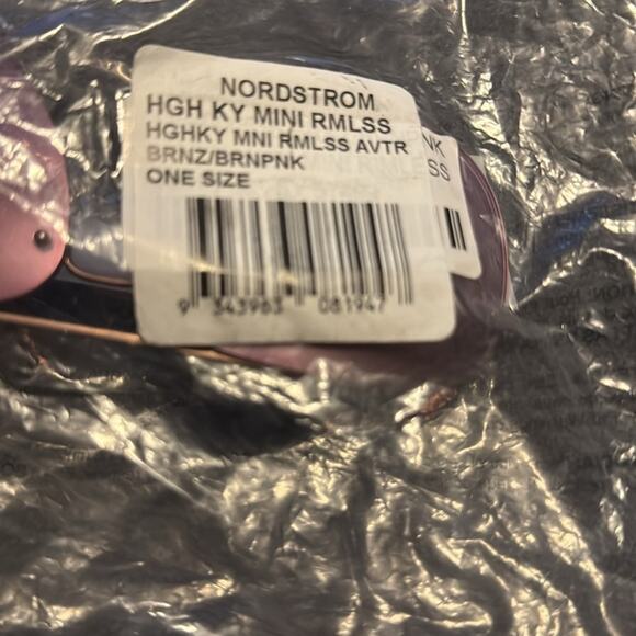 Quay Australia High Key Mini‎ Rimless Bronze Pink Brown Sunglasses Rare!! main image 3